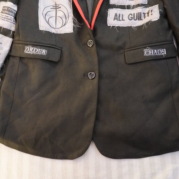 Unisex Dropdead Blazer "All Guilty!" Size S LIKE NEW - Picture 4 of 10